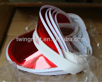 printed PVC visor