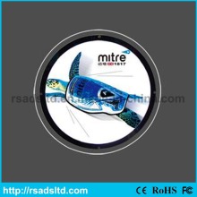 Popular Slim Round LED Crystal Light Box