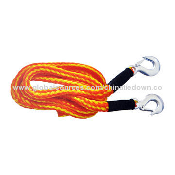 4m x 2000lbs Tow Rope with Steel HooksNew