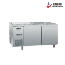 Double-Door Undercounter Freezer with Marble Countertop