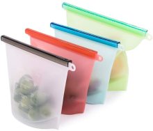 FAD approved leakproof silicone food storage container