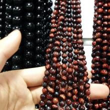 Wholesale Loose Gemstone Brown Blue Purple And Red Tiger Eye Price Beads For Jewelry Making
