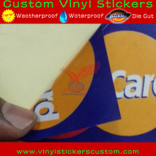 both sides printed adhesive stickers