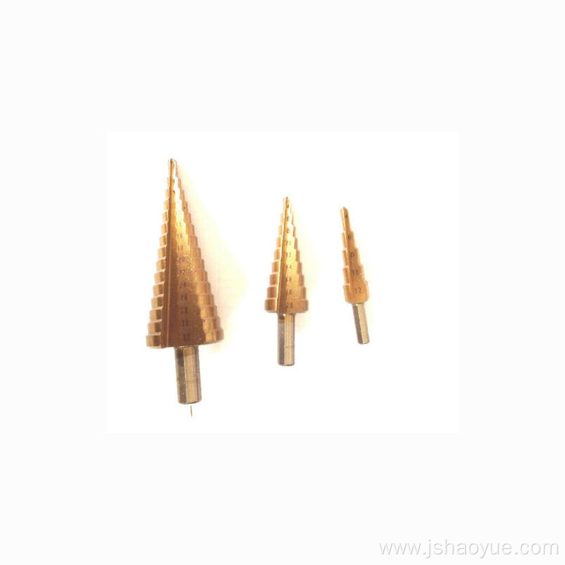 HSS Steel Step Cone Drill Bit Set