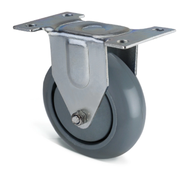 Grey european casters in industrial industry