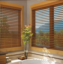 interior wood style blinds