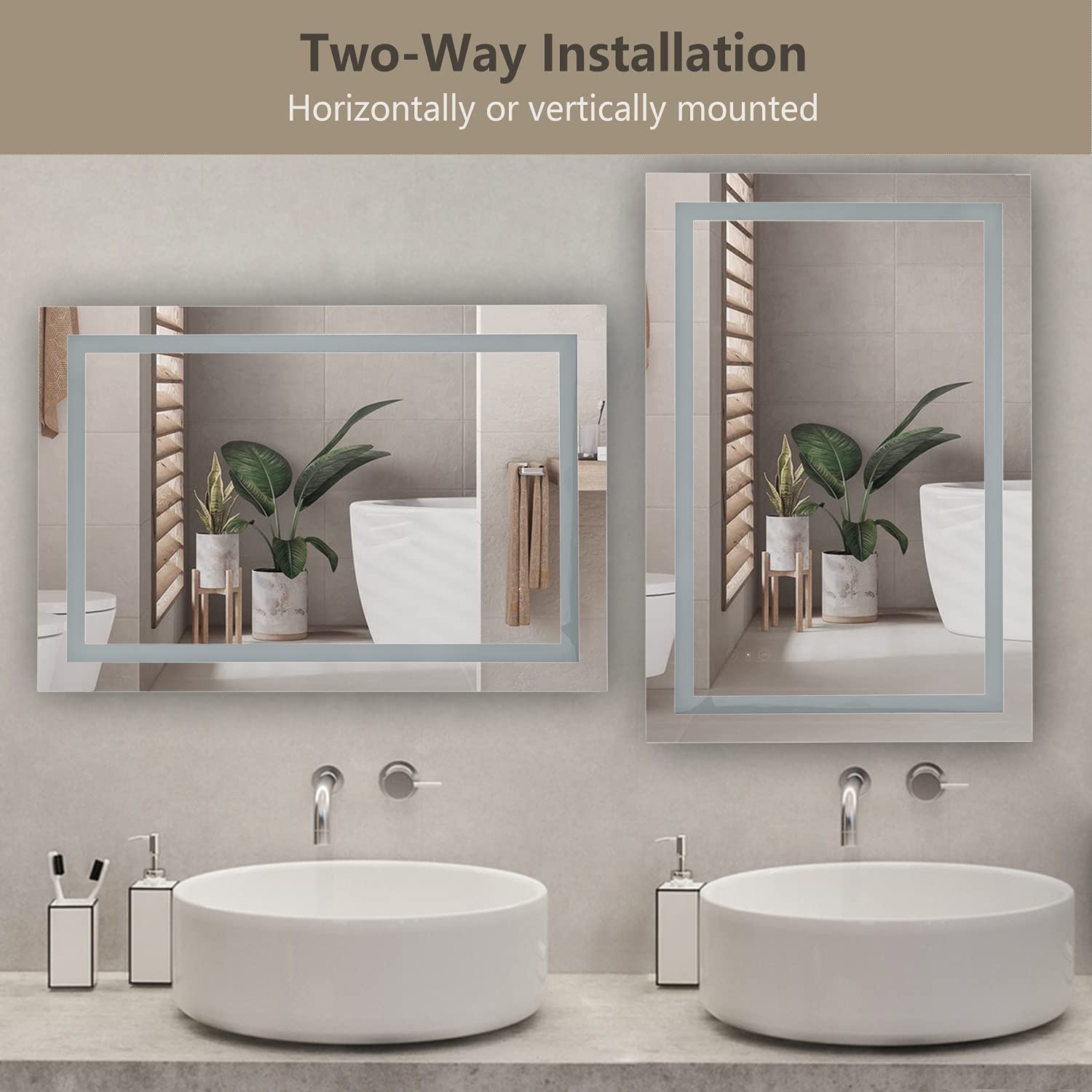 Bathroom Led Lighted Mirror