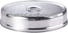 stainless steel Oval serving dish cover