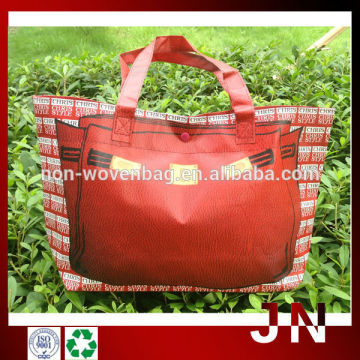 recyclable shopping bags PP non woven bags with button laminated non woven bag