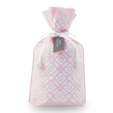 Lady Pink Christmas Party Drawstring Gift Pacakaging