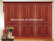 Best quality classic cherry solid wood wardrobe cabinet