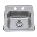 SUS 304 Topmount Single Bowl Counter Bar Sink