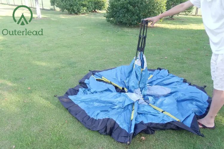 6 Man Hexagon Instant Tent 7 Jpg