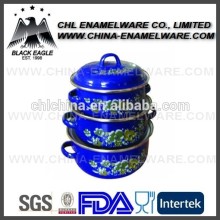 Multi size wholesale enamel casserole set
