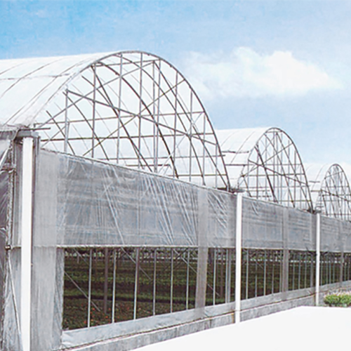 Poly Tunnel House Agricultura Multi Span Film Greenhouses