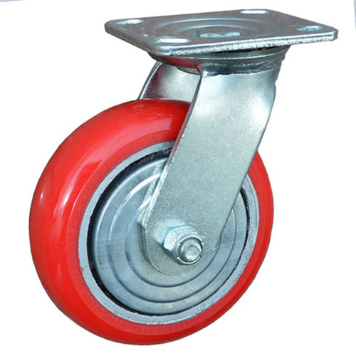 Medium Duty PU Caster and Wheel Swivel