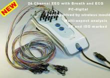9Uni- polar Lead Ambulatory EEG Equipment , EEG Analysis So