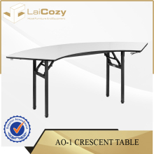 Hotel Restaurant Polywood Crescent Banquet Table