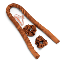 Silk Ribbon Hair Curler Set - Heatless Curling Rods for Girls