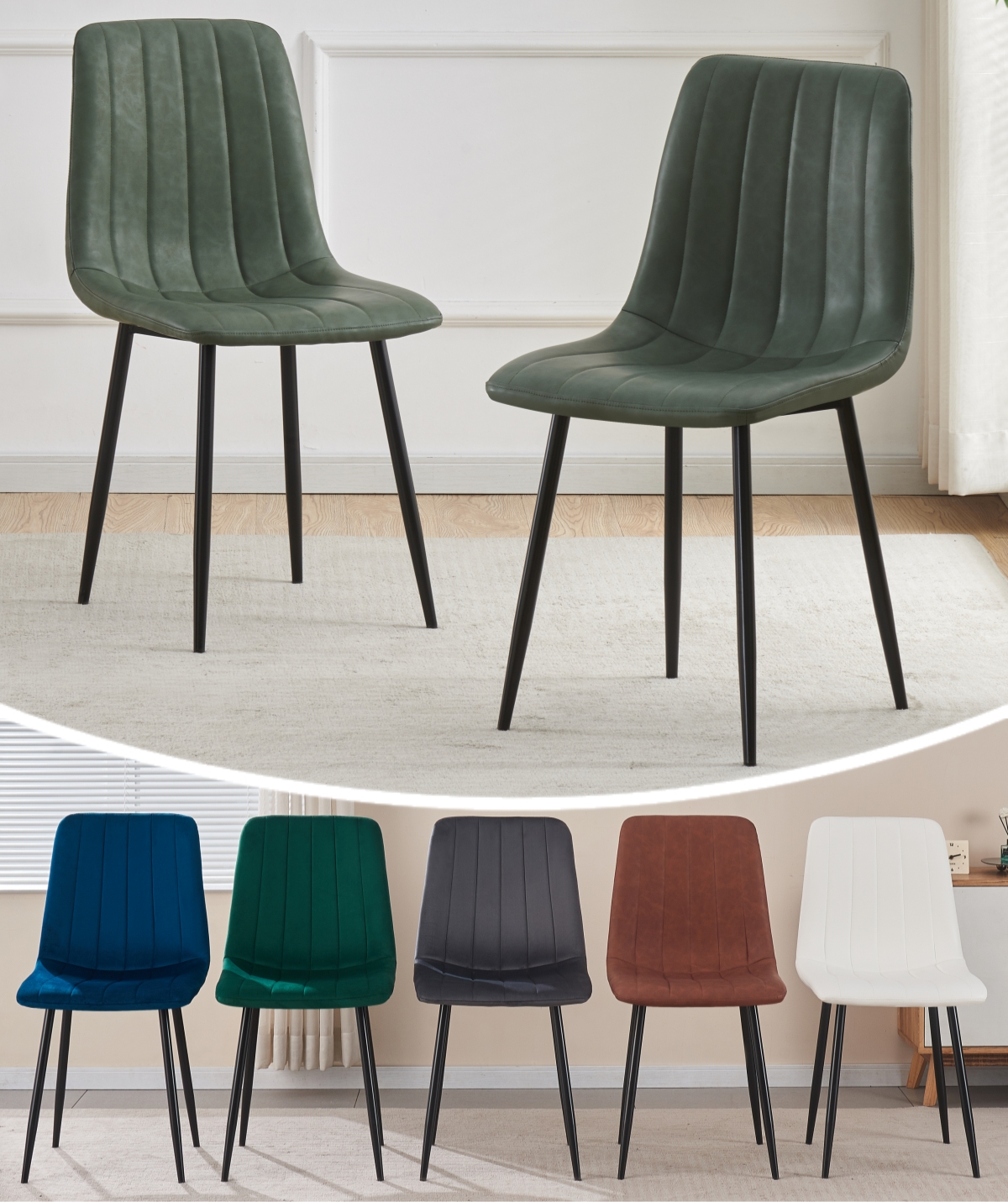 Cadeira de jantar em PU BR-24A145 BR-24A14 PU dining chair5