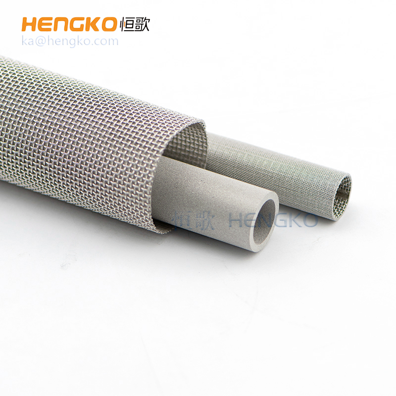 Sintered Stainless Steel Wire Mesh Industrial Filter Tube for fluid filtration system