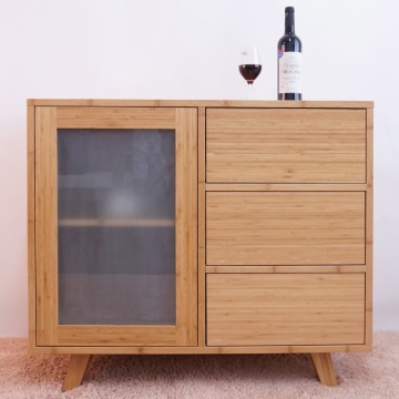 Solid bamboo furniture livingroom storage sideboard