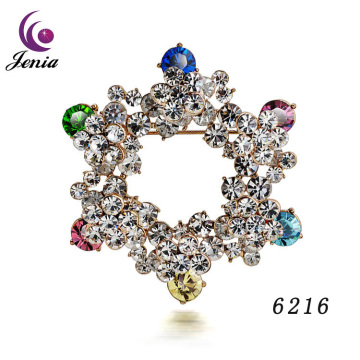 Jenia New Style Crystal Rhinestone Brooch Pin Pearls Violin Brooch