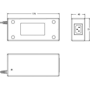 EN 61347 LED Power Adapter 12v 9a 108W