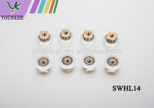 Furniture bathroom sliding door roller for tempering glass sliding door