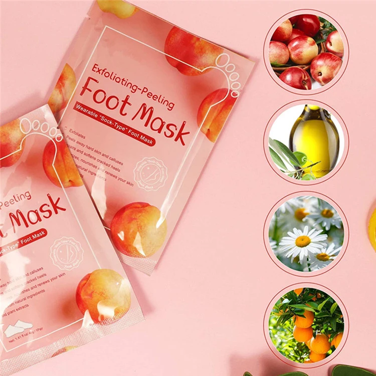 Wholesale Custom Personal Care Moisturizing Exfoliating Foot Mask