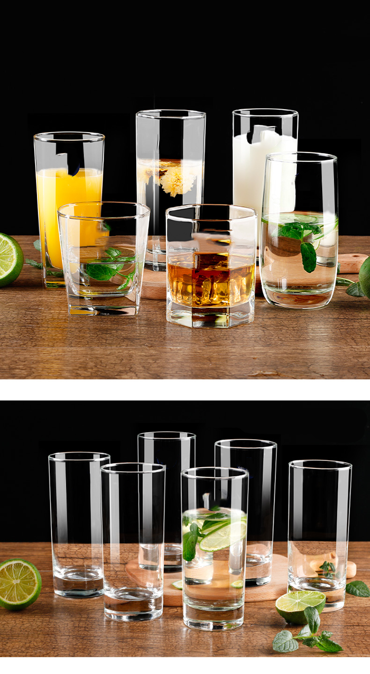 Machine Made Glassware Customised LOGO Highball Glass Wholesale Glasses restaurant