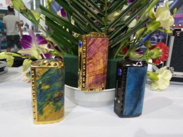 26650 18650 Stabilized Wood TC Box Mod vape