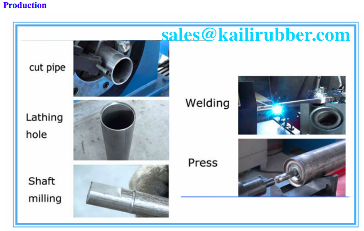 Steel Idler/Roller For Rubber Conveyor Belt Equipment