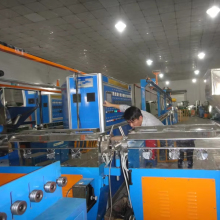 PLC Controlled Wire Insulation and Network Cable Making Machine