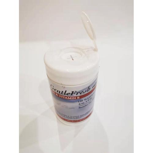 Antibakterielle Hautpflege Adult Wet Cleaning Wipes Canister