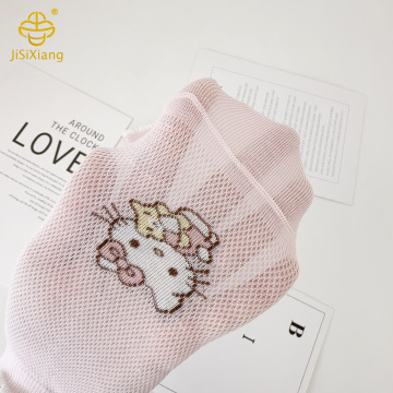 Cartoon KT Cat Socks Mesh Breathable Girl