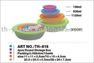 easy use plastic microwavable food box(TH616)