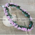 Neues Design Blumenhaarzubehör Pink Berry Blumenkrone Stirnband