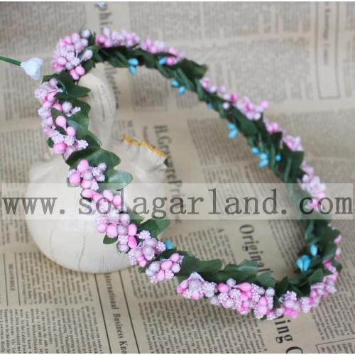 Newest Design Flower Crown Headband Hair Garland Bride Wedding Headwear