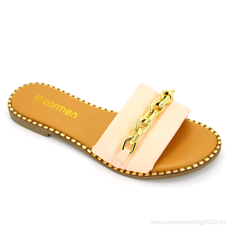 Thick-soled slippers with buckle wooden shoes wear-resistant