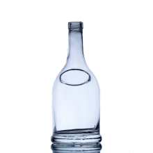 Customized Round Clear 250ml Glass Bottle for VSOP