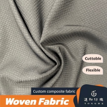 Lightweight Elastic Satin Waffle Fabric