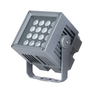 Outdoor flood light with piping craftsmanship