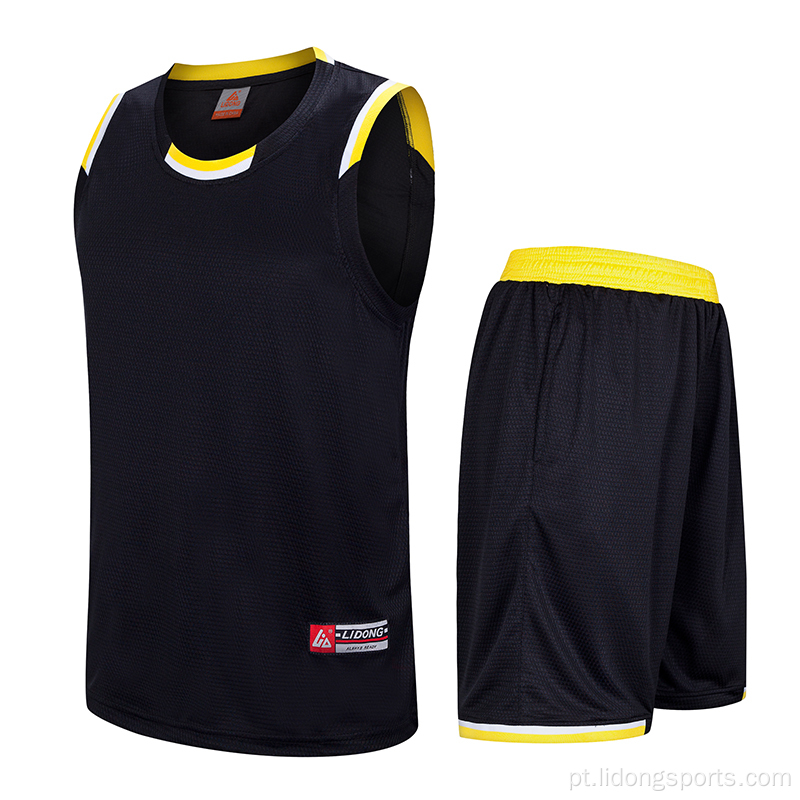 Jersey de basquete barato mais recente uniforme de basquete