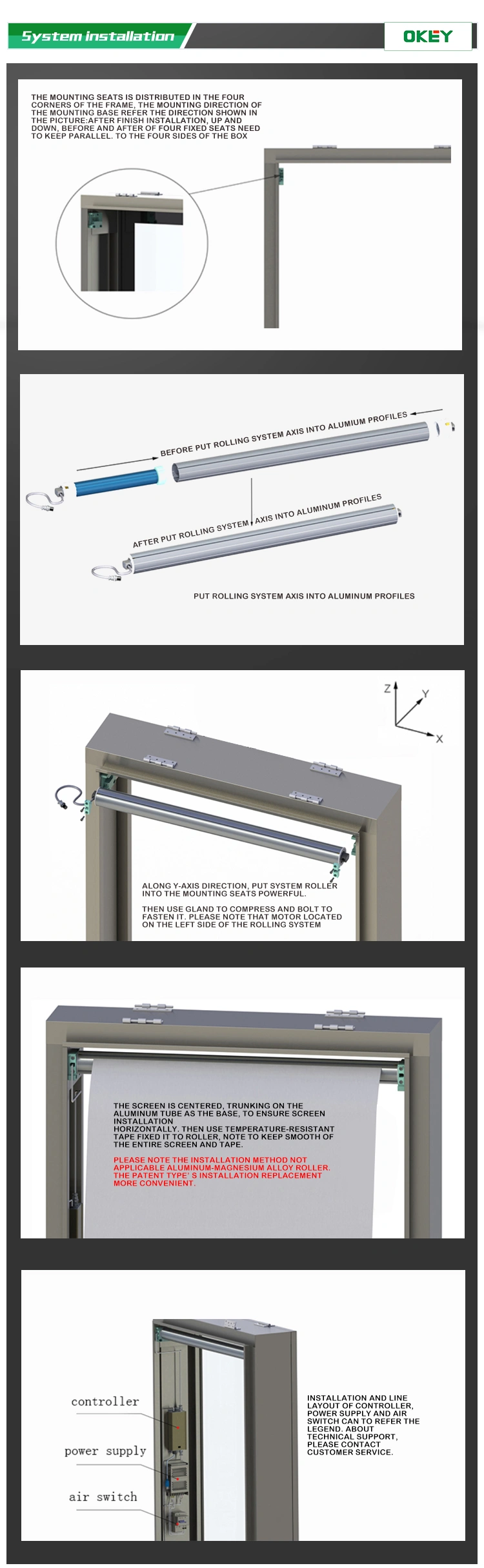 Professional Manufacturer Scrolling Light Box with Noiseless and Fast Speed Rolling Motor