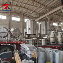 Effervescent Aspirin Granules Production via Vertical Fluidized Bed