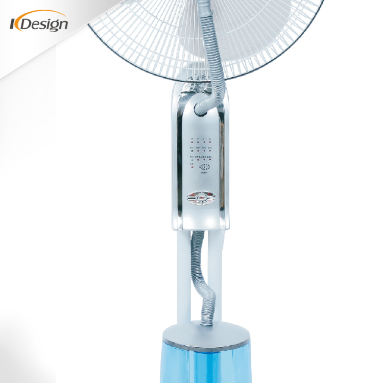 Humidifier misting spray stand fan electric fan with water 16inch ce cool mist fan price in india