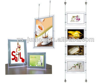 acrylic frame LED slim advertising light panel