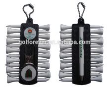 multifunctional golf tee caddy & golf tee carrier
