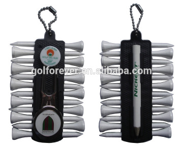 multifunctional golf tee caddy & golf tee carrier